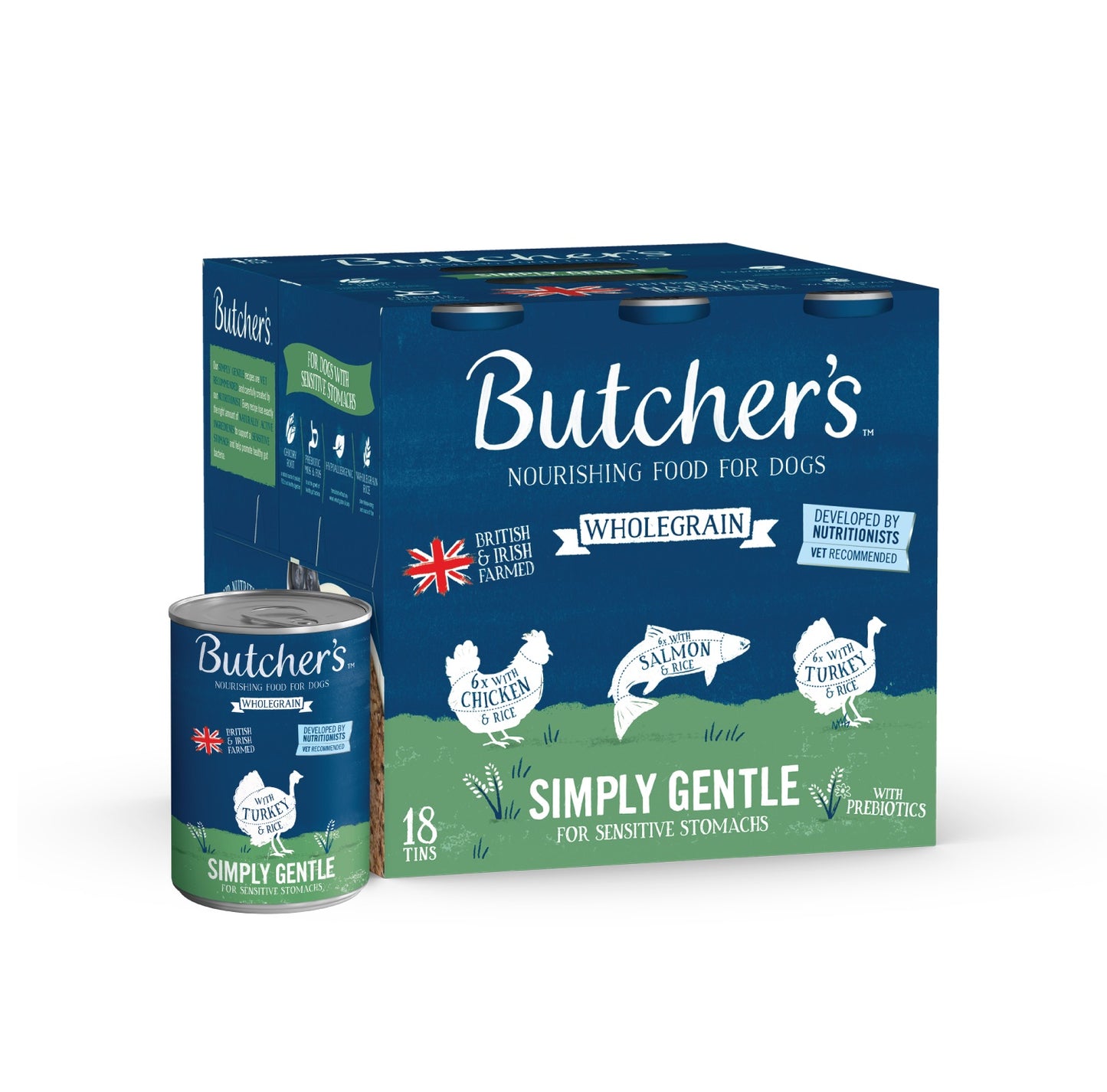 Butchers Tins Simply Gentle 18x390g