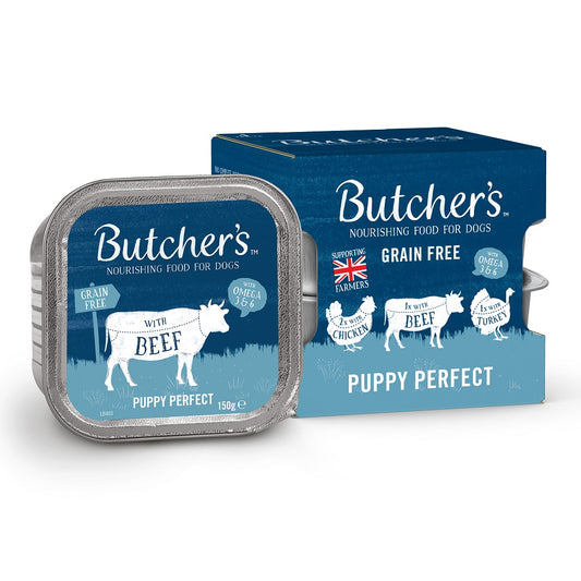 Butchers Tray Puppy Perfect GF 6x4x150g