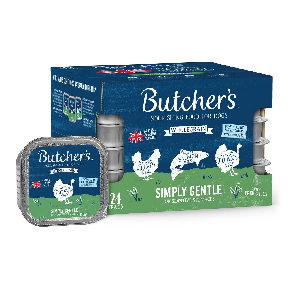 Butchers Tray Simply Gentle 24x150g