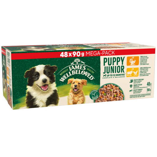 JW Puppy TrkLmbChk Pch 48x90g