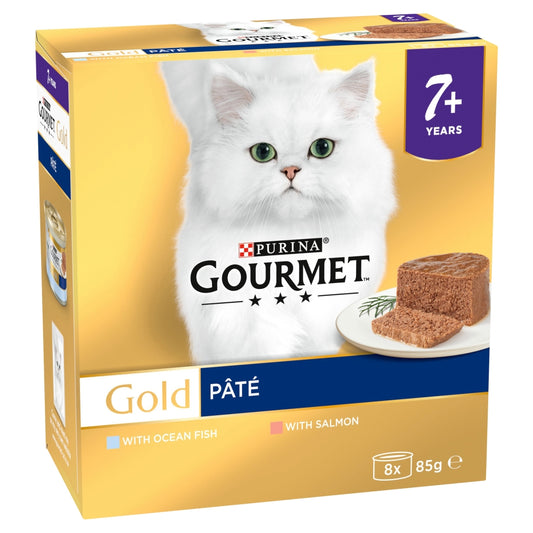 Gourmet Gold Senior Pate Fish 6x8x85g