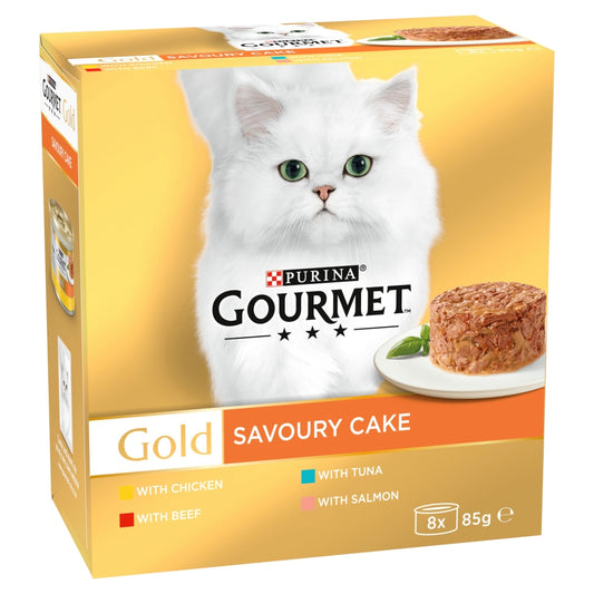 Gourmet Gold Savoury Cake MtFsh 6x8x85g