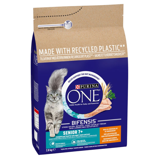 Purina One Senior 7+ Cat Chicken 2.8 kg