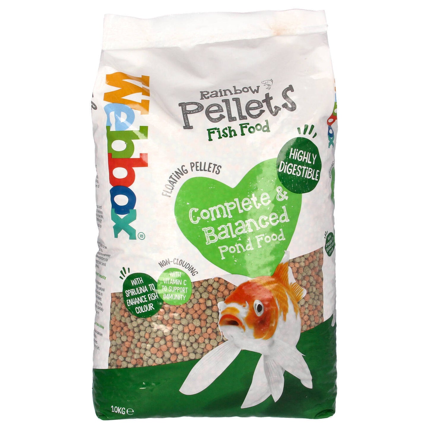 Webbox Fish Rainbow Pond Pellets 10 kg