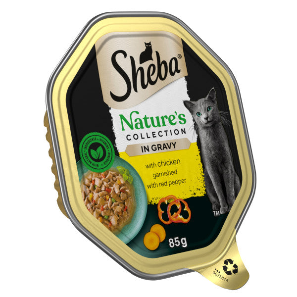 Sheba Tray Natures Collect Chick 22x85g