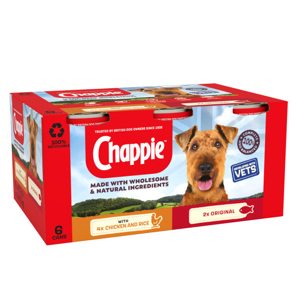 Chappie Tins Favourite 4x6x412g Tray