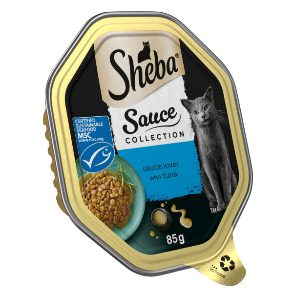 Sheba Tray Sauce Collection Tuna 22x85g