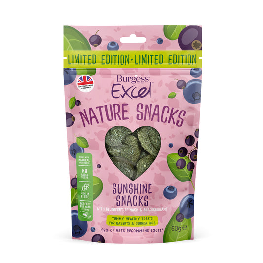 Burgess Excel Nat Snack Sunshine 12x60g